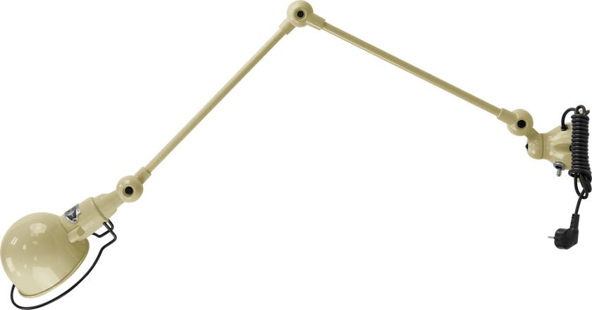 Applique SIGNAL SI331CS de Jieldé, avec interrupteur, cordon et fiche, Ivoire Applique SIGNAL SI331CS de Jieldé, avec interrupteur, cordon et fiche, Ivoire
