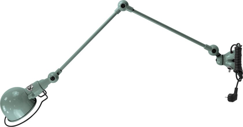 Applique SIGNAL SI331CS de Jieldé, avec interrupteur, cordon et fiche, Vert vespa Applique SIGNAL SI331CS de Jieldé, avec interrupteur, cordon et fiche, Vert vespa