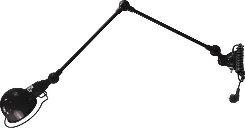 Applique SIGNAL SI331CS de Jieldé, avec interrupteur, cordon et fiche, Noir Applique SIGNAL SI331CS de Jieldé, avec interrupteur, cordon et fiche, Noir