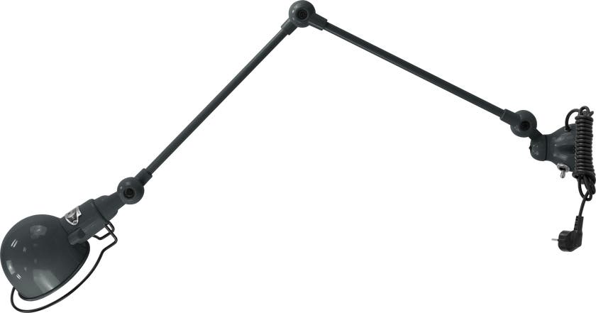 Applique SIGNAL SI331CS de Jieldé, avec interrupteur, cordon et fiche, Gris granit Applique SIGNAL SI331CS de Jieldé, avec interrupteur, cordon et fiche, Gris granit