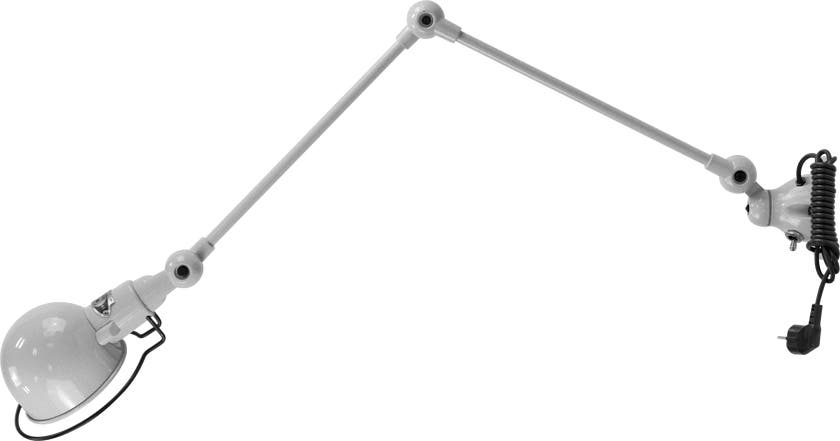 Applique SIGNAL SI331CS de Jieldé, avec interrupteur, cordon et fiche, Gris argent Applique SIGNAL SI331CS de Jieldé, avec interrupteur, cordon et fiche, Gris argent