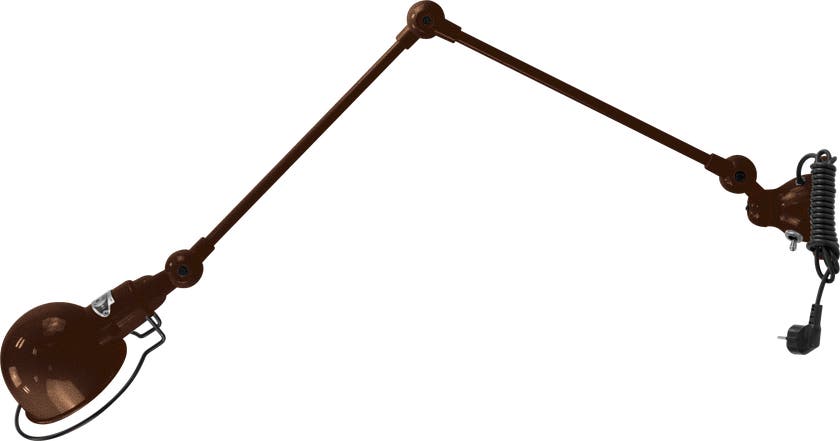 Applique SIGNAL SI331CS de Jieldé, avec interrupteur, cordon et fiche, Cuivre martelé Applique SIGNAL SI331CS de Jieldé, avec interrupteur, cordon et fiche, Cuivre martelé