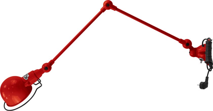 Applique SIGNAL SI331CS de Jieldé, avec interrupteur, cordon et fiche, Rouge Applique SIGNAL SI331CS de Jieldé, avec interrupteur, cordon et fiche, Rouge