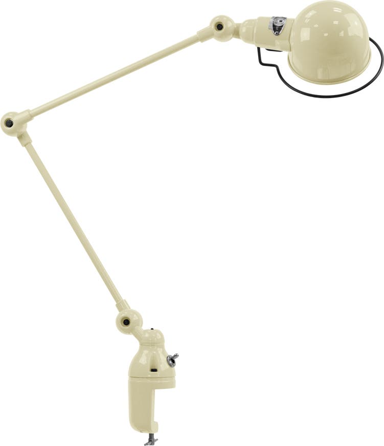 Lampe étau SIGNAL SI332 de Jieldé, Ivoire Lampe étau SIGNAL SI332 de Jieldé, Ivoire