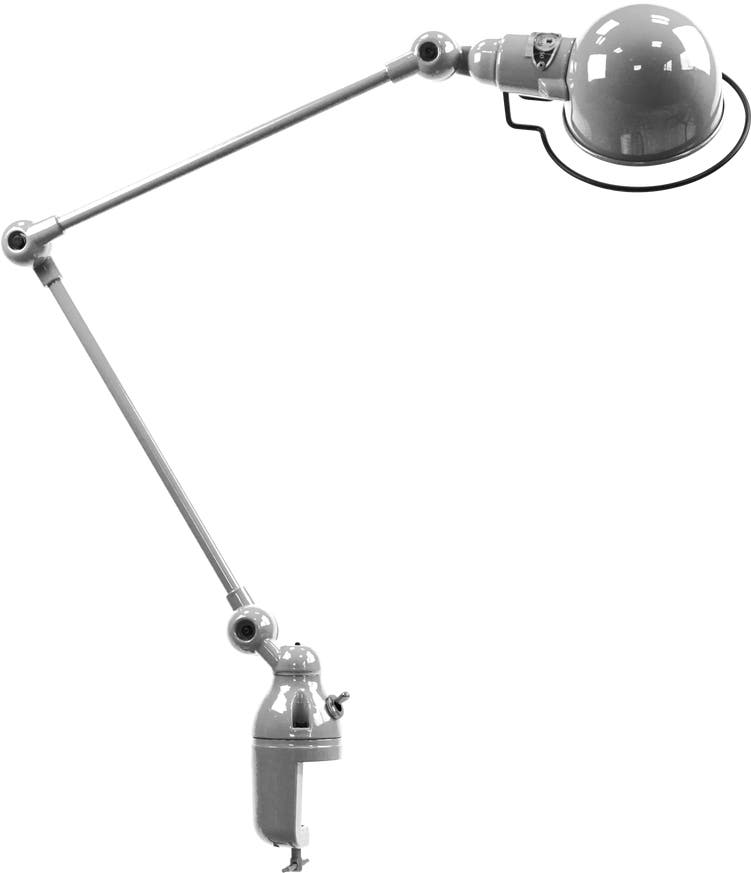 Lampe étau SIGNAL SI332 de Jieldé, Chrome Lampe étau SIGNAL SI332 de Jieldé, Chrome