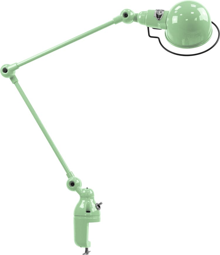 Lampe étau SIGNAL SI332 de Jieldé, Vert d'eau Lampe étau SIGNAL SI332 de Jieldé, Vert d'eau