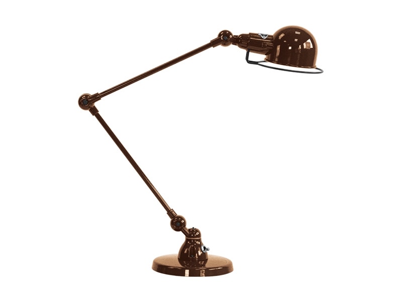Lampe de bureau SIGNAL SI333 de Jieldé, Martelé bronze Lampe de bureau SIGNAL SI333 de Jieldé, Martelé bronze