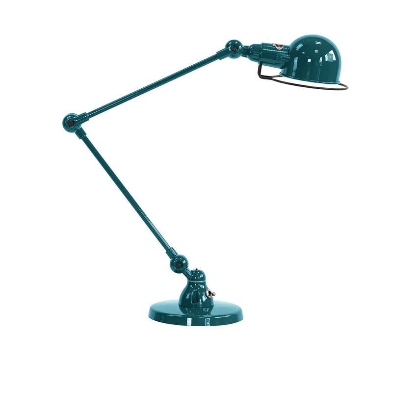 Lampe de bureau SIGNAL SI333 de Jieldé, Bleu océan Lampe de bureau SIGNAL SI333 de Jieldé, Bleu océan
