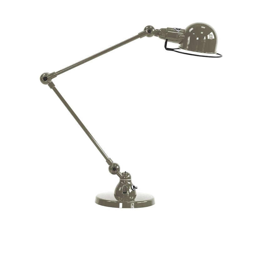 Lampe de bureau SIGNAL SI333 de Jieldé, Kaki gris Lampe de bureau SIGNAL SI333 de Jieldé, Kaki gris