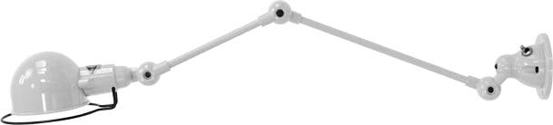 Applique SIGNAL SI371 de Jieldé, sans interrupteur, Gris argent Applique SIGNAL SI371 de Jieldé, sans interrupteur, Gris argent