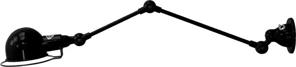 Applique SIGNAL SI371 de Jieldé, sans interrupteur, Noir martelé Applique SIGNAL SI371 de Jieldé, sans interrupteur, Noir martelé
