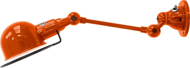 Applique SIGNAL SI701S de Jieldé, avec interrupteur, Orange Applique SIGNAL SI701S de Jieldé, avec interrupteur, Orange
