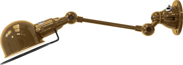 Applique SIGNAL SI701S de Jieldé, avec interrupteur, Or nacré Applique SIGNAL SI701S de Jieldé, avec interrupteur, Or nacré