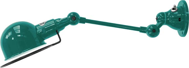 Applique SIGNAL SI701S de Jieldé, avec interrupteur, Bleu d'eau Applique SIGNAL SI701S de Jieldé, avec interrupteur, Bleu d'eau