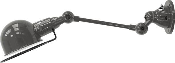 Applique SIGNAL SI701S de Jieldé, avec interrupteur, Gris souris Applique SIGNAL SI701S de Jieldé, avec interrupteur, Gris souris