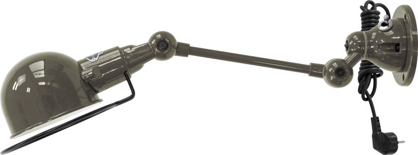 Applique SIGNAL SI701CS de Jieldé, avec interrupteur, Kaki gris Applique SIGNAL SI701CS de Jieldé, avec interrupteur, Kaki gris