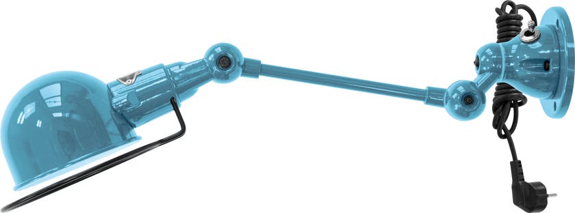 Applique SIGNAL SI701CS de Jieldé, avec interrupteur, Bleu pastel Applique SIGNAL SI701CS de Jieldé, avec interrupteur, Bleu pastel