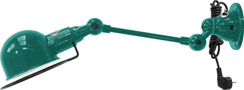 Applique SIGNAL SI701CS de Jieldé, avec interrupteur, Bleu d'eau Applique SIGNAL SI701CS de Jieldé, avec interrupteur, Bleu d'eau