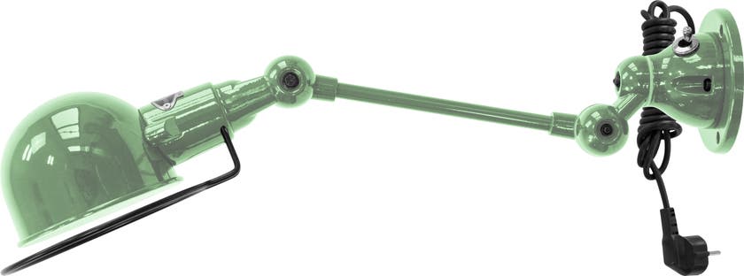 Applique SIGNAL SI701CS de Jieldé, avec interrupteur, Vert d'eau Applique SIGNAL SI701CS de Jieldé, avec interrupteur, Vert d'eau