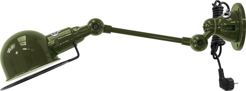 Applique SIGNAL SI701CS de Jieldé, avec interrupteur, Vert olive Applique SIGNAL SI701CS de Jieldé, avec interrupteur, Vert olive