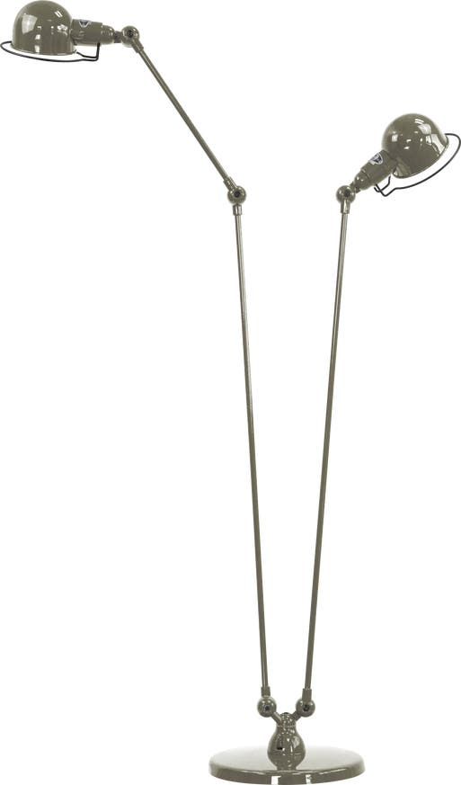 Lampadaire SIGNAL SI8380 de Jieldé, Kaki gris Lampadaire SIGNAL SI8380 de Jieldé, Kaki gris