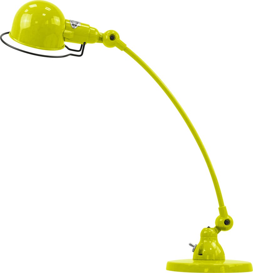 Lampe à poser SIGNAL COURBE SIC400 de Jieldé, Jaune soufre Lampe à poser SIGNAL COURBE SIC400 de Jieldé, Jaune soufre