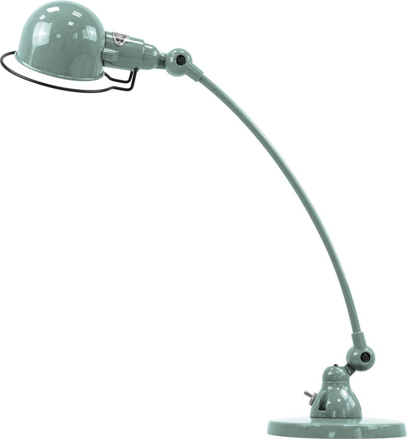 Lampe à poser SIGNAL COURBE SIC400 de Jieldé, Vert vespa Lampe à poser SIGNAL COURBE SIC400 de Jieldé, Vert vespa