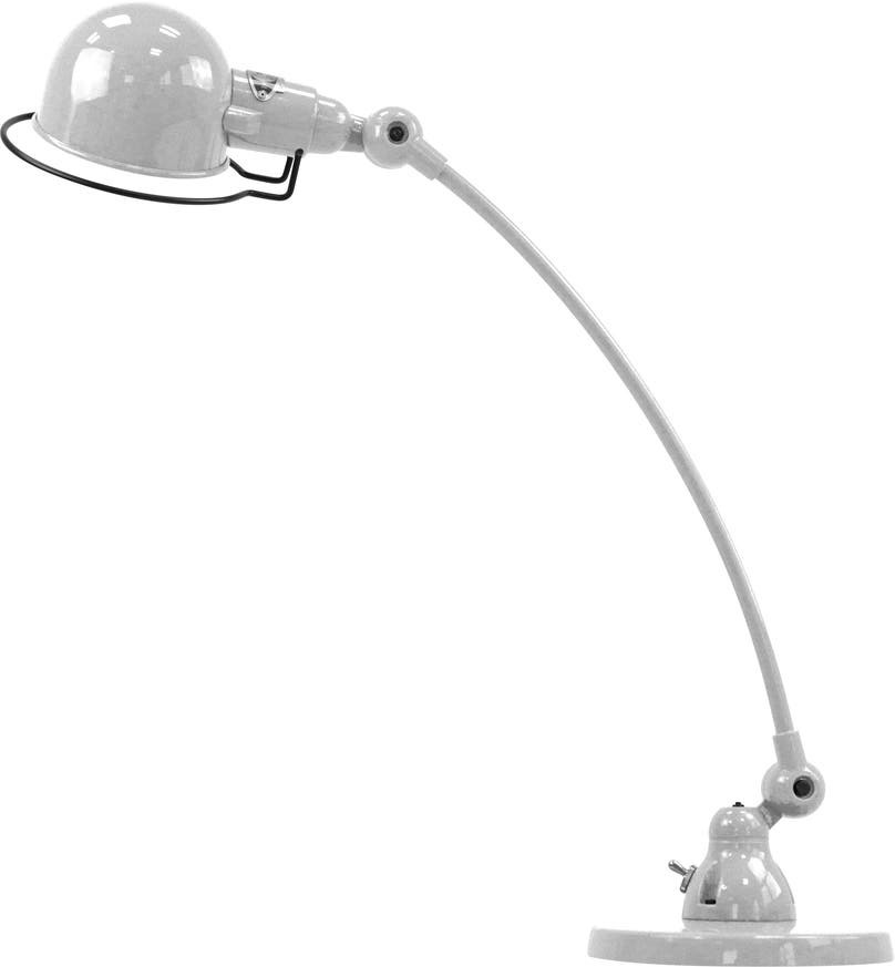 Lampe à poser SIGNAL COURBE SIC400 de Jieldé, Gris argent Lampe à poser SIGNAL COURBE SIC400 de Jieldé, Gris argent