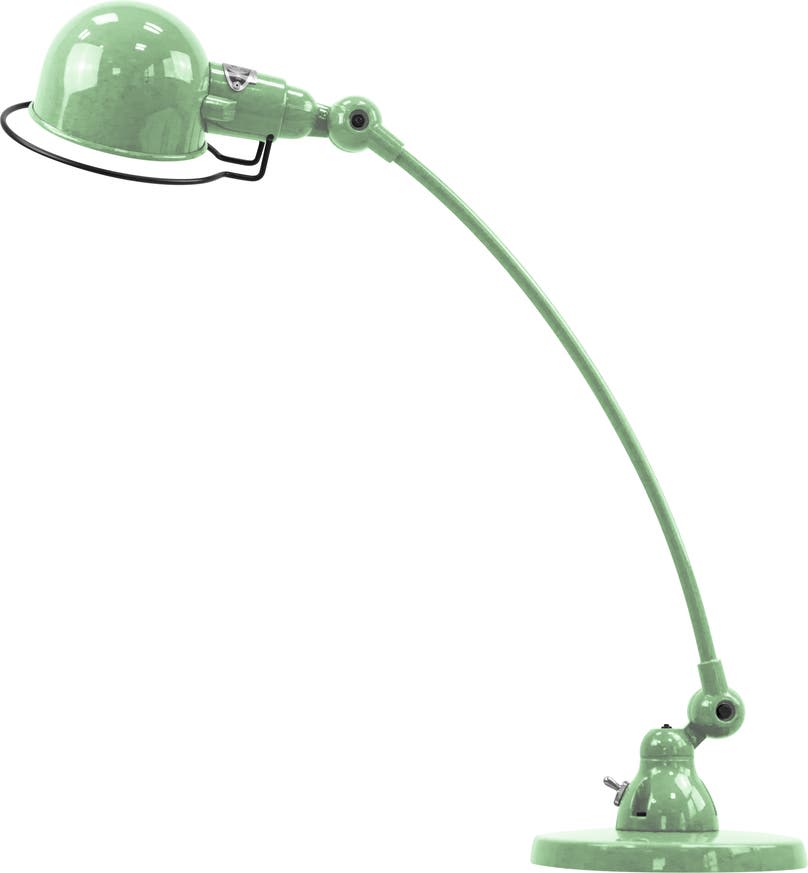 Lampe à poser SIGNAL COURBE SIC400 de Jieldé, Vert d'eau Lampe à poser SIGNAL COURBE SIC400 de Jieldé, Vert d'eau