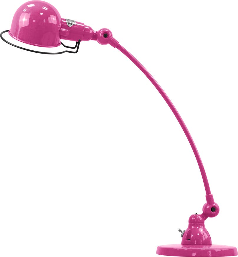 Lampe à poser SIGNAL COURBE SIC400 de Jieldé, Rose Lampe à poser SIGNAL COURBE SIC400 de Jieldé, Rose