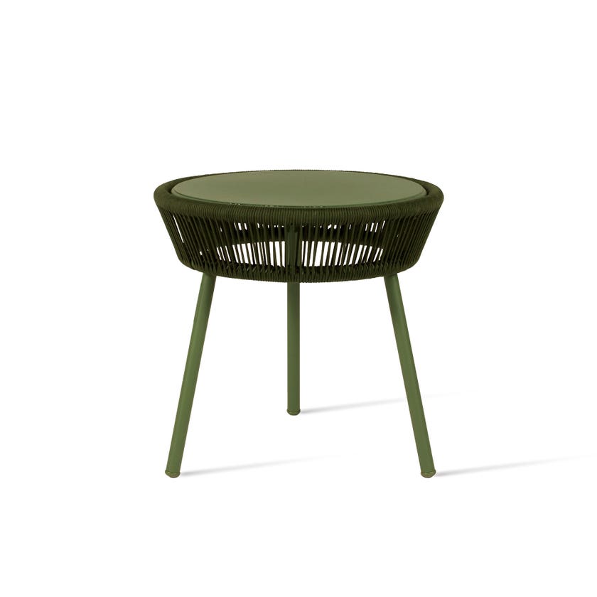 Table d'appoint de jardin LOOP SIDE de Vincent Sheppard, Moss Table d'appoint de jardin LOOP SIDE de Vincent Sheppard, Moss