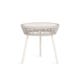 Table d'appoint de jardin LOOP SIDE de Vincent Sheppard, Dune white