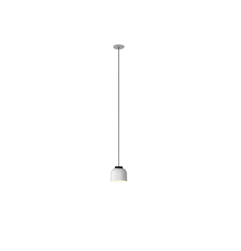 Suspension HEADHAT BOWL Ceramique Blanc / Métal Blanc