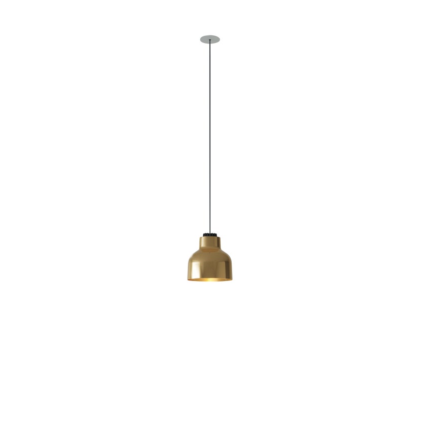Suspension M64 Métal Blanc / Laiton Laiton