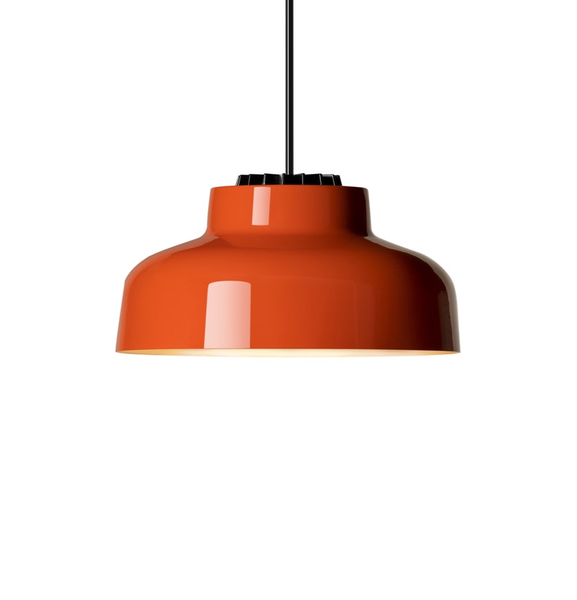 Suspension M64 COLOR Blanc Non Dimmable Orange rougeâtre Câble 3 m