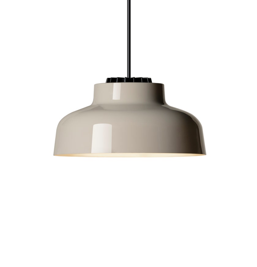 Suspension M64 Métal Blanc / Aluminium  Pierre claire