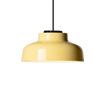 Suspension M64 COLOR Noir Dimmable DALI Jaune crème Câble 3 m