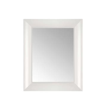 Miroir FRANCOIS GHOST de Kartell, 65 x 79 cm, Blanc opaque
