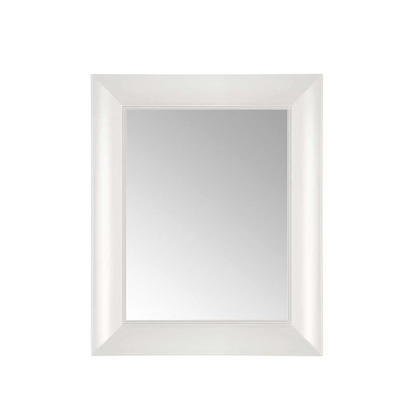 Miroir FRANCOIS GHOST de Kartell, 65 x 79 cm, Blanc opaque Miroir FRANCOIS GHOST de Kartell, 65 x 79 cm, Blanc opaque