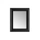 Miroir FRANCOIS GHOST, 65 x 79 cm, Noir glacé