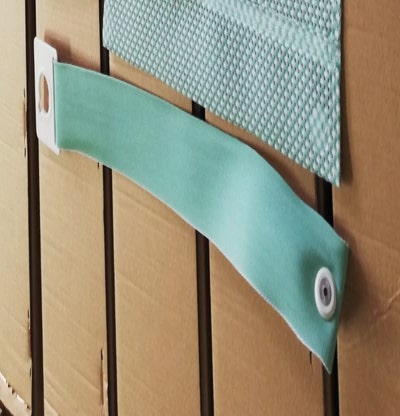 Accoudoir pour chaise longue SNOOZE de Emu, CITRONELLA/BIANCO