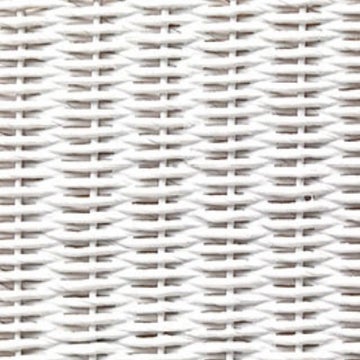 Fauteuil lounge ALEX de Vincent Sheppard, Tressage en loom Snow, Sans coussin