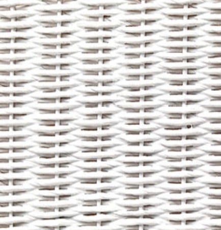 Fauteuil lounge ALEX de Vincent Sheppard, Tressage en loom Snow, Sans coussin
