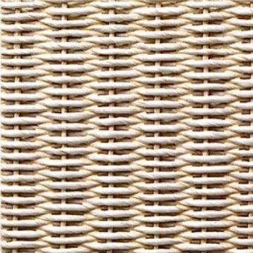 Fauteuil lounge ALEX de Vincent Sheppard, Tressage en loom Snow Wash, Sans coussin
