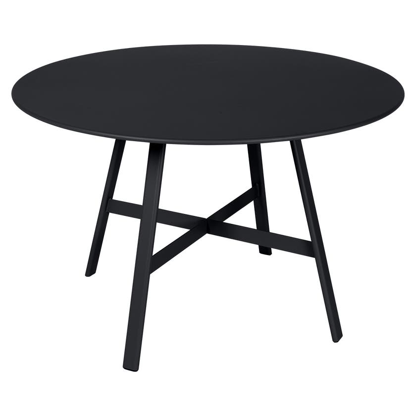 Table SO'O de Fermob, Ø.117cm, Carbone Table SO'O de Fermob, Ø.117cm, Carbone