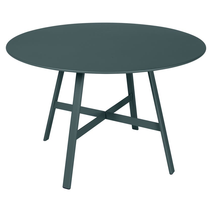 Table SO'O de Fermob, Ø.117cm, Gris orage Table SO'O de Fermob, Ø.117cm, Gris orage