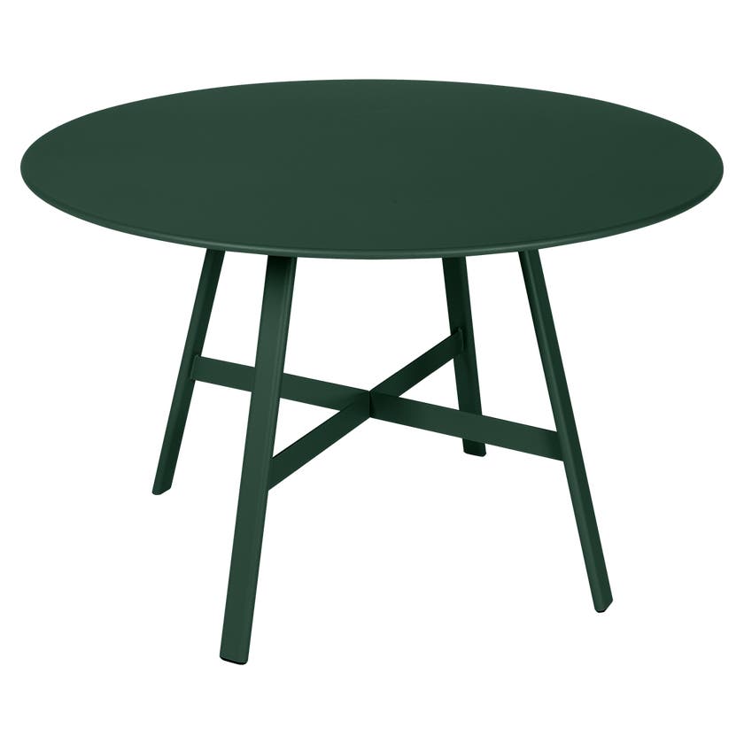 Table SO'O de Fermob, Ø.117cm, Vert cèdre Table SO'O de Fermob, Ø.117cm, Vert cèdre