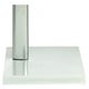 Socle medium pour parasol Shade + 6 dalles de béton, Blanc