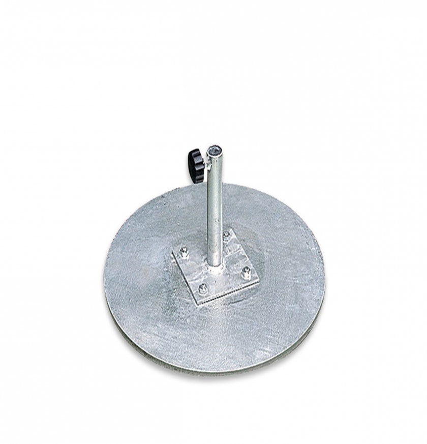 Socle universel pour parasols de Vlaemynck, Acier galvanisé, ∅.30 mm