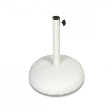 Socle universel pour parasols de Vlaemynck, Béton 30kg, Blanc